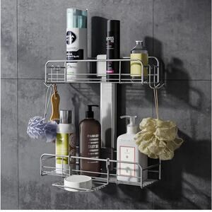 2-Pack Shower Caddy Rustproof Stainless Steel